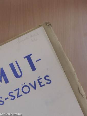 Pamut-Fonás-Szövés 1961. Kongresszus