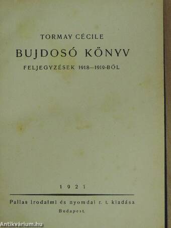 Bujdosó könyv I-II.