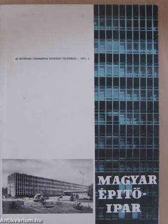 Magyar Építőipar 1971/1.