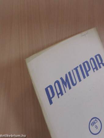 Pamutipar 1965/9.