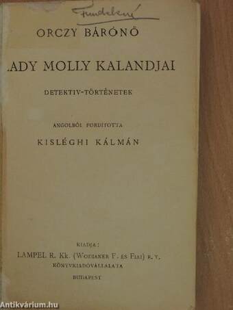 Lady Molly kalandjai