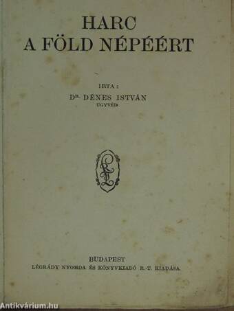 Harc a föld népéért