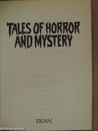 Tales of Horror and Mystery