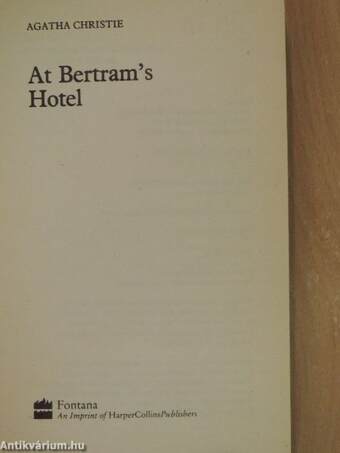 At Bertram's Hotel