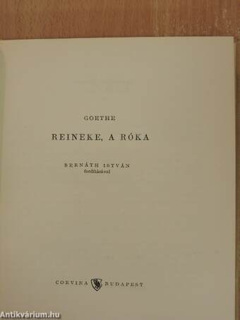 Reineke, a róka