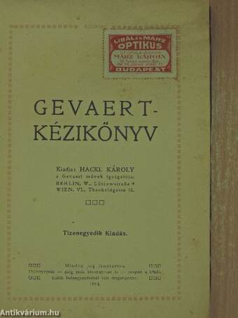 Gevaert kézikönyv