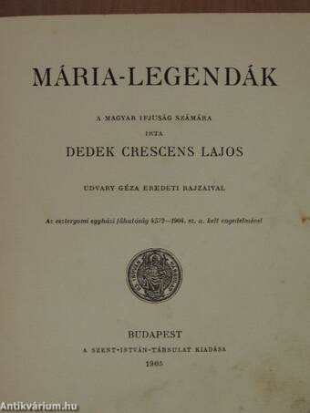 Mária-legendák