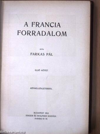 Forradalom és császárság - A Francia Forradalom és Napoleon 1-2.