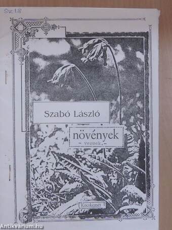 Növények: virágok, fák, bokrok, cserjék.... költemények