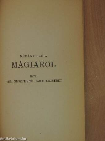 Jóga és az európai önnevelés/Néhány szó a mágiáról