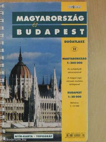 Magyarország és Budapest duóatlasz