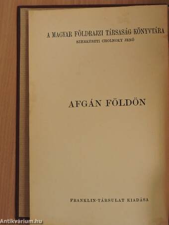 Afgán földön