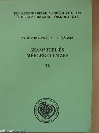 Számvitel és mérlegelemzés III.