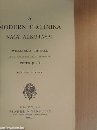 A modern technika nagy alkotásai