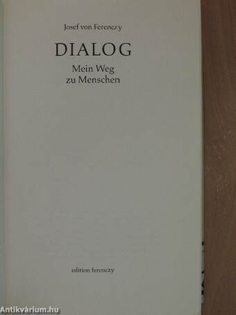 Dialog - Mein Weg zu Menschen