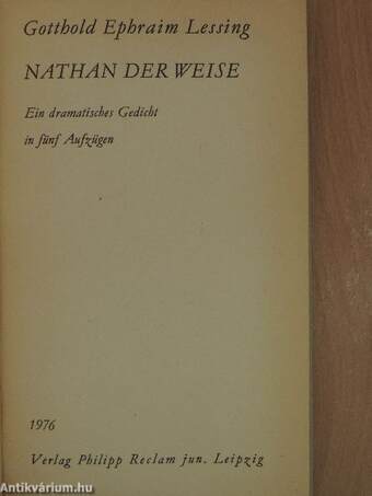 Nathan der Weise