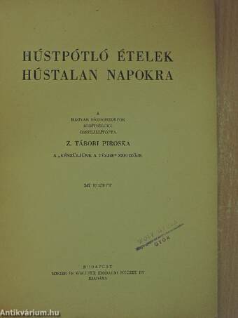 Hústpótló ételek hústalan napokra