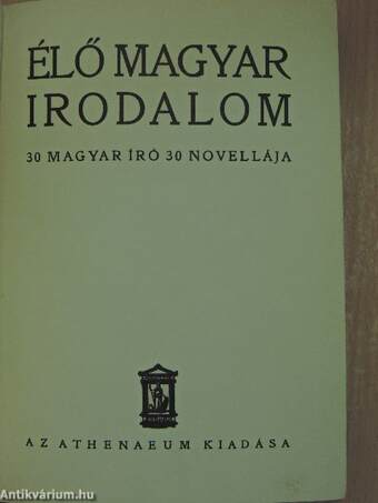 Élő magyar irodalom