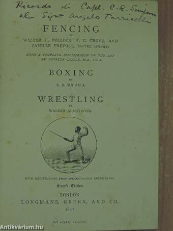 Fencing, boxing, wrestling