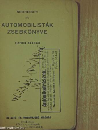 Automobilisták zsebkönyve