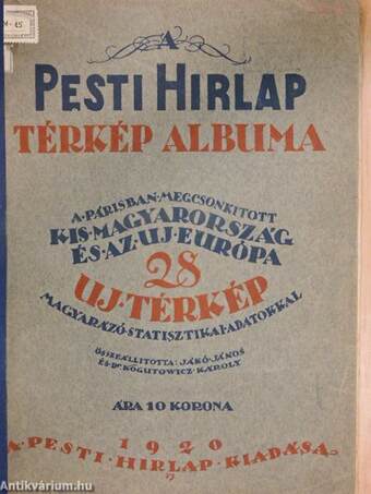 A Pesti Hirlap térkép albuma