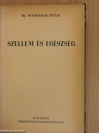 Szellem és egészség