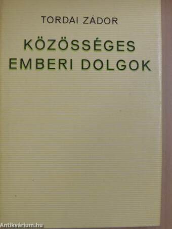 Közösséges emberi dolgok