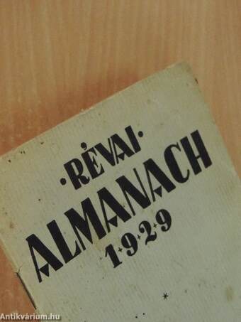 Révai almanach 1929