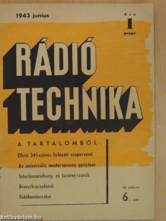 Rádió Technika 1943. június