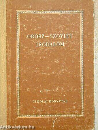 Orosz-szovjet irodalom