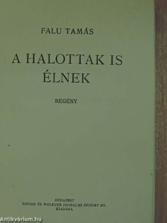 A halottak is élnek