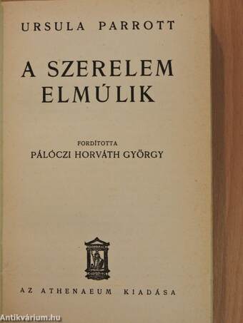 A szerelem elmúlik