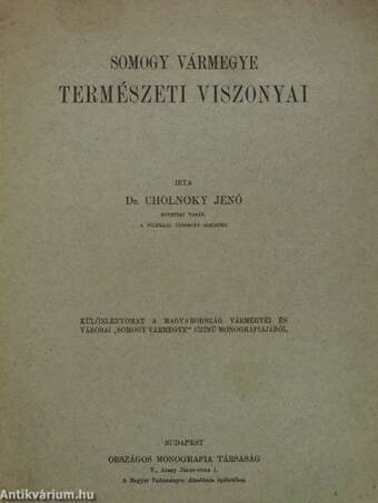 Somogy vármegye természeti viszonyai