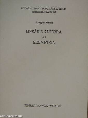 Lineáris algebra és geometria