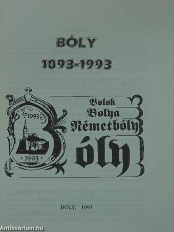 BÓLY 1093-1993