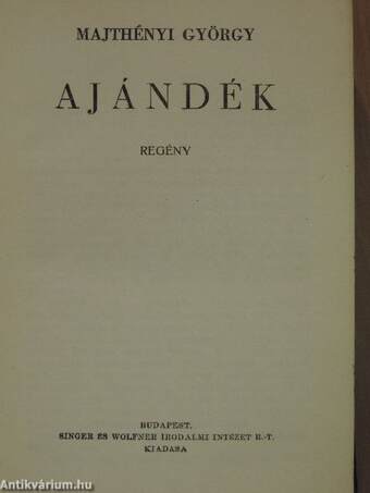 Ajándék