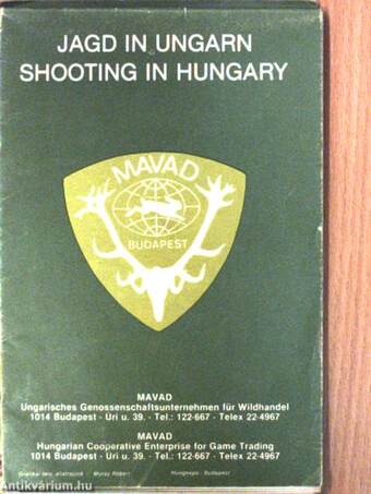 Jagd in Ungarn/Shooting in Hungary (térkép)
