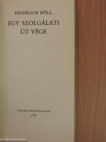 Egy szolgálati út vége