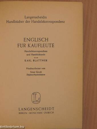 English für Kaufleute