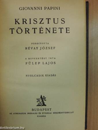 Krisztus története