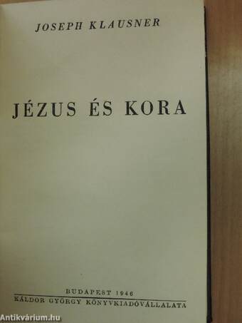 Jézus és kora