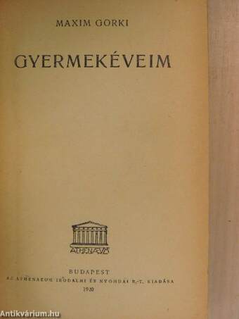 Gyermekéveim