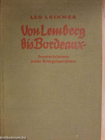 Von Lemberg bis Bordeaux (gótbetűs)