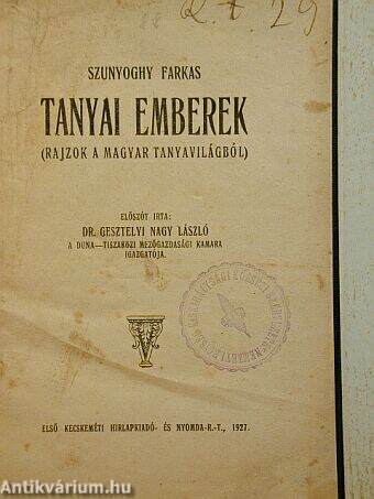 Tanyai emberek