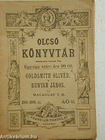 Goldsmith Olivér/Bunyan János