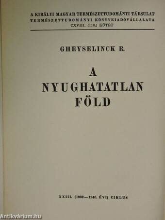 A nyughatatlan Föld