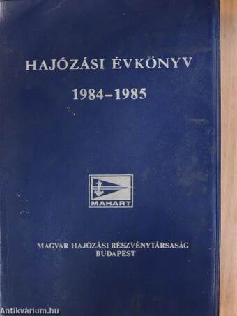 Hajózási évkönyv 1984-1985