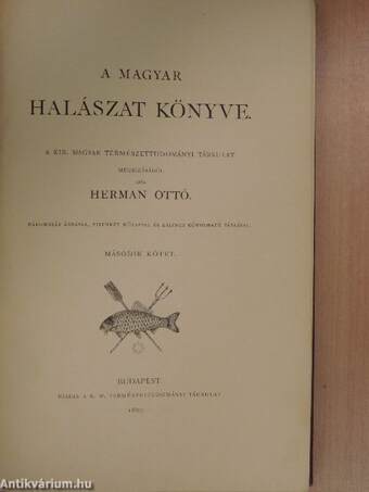 A magyar halászat könyve I-II.