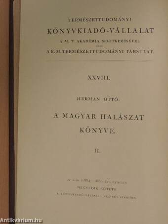 A magyar halászat könyve I-II.