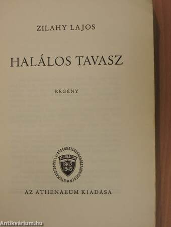 Halálos tavasz